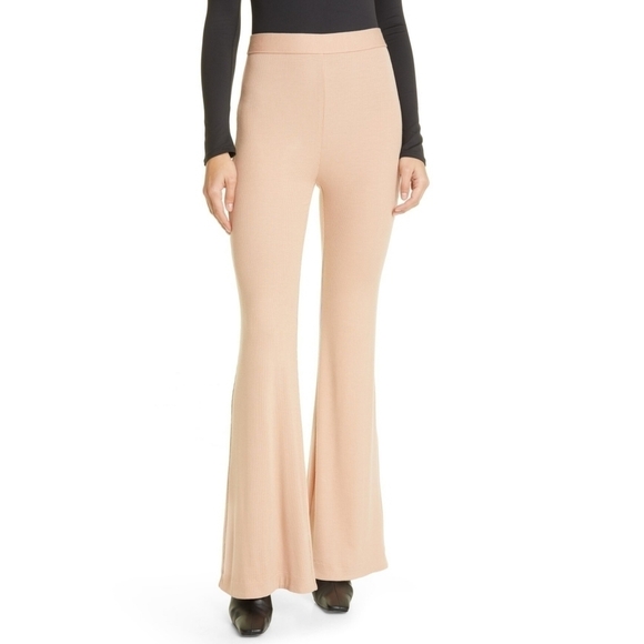 NWT Alix NYC Bowery Flare Wide Leg Pants L - Picture 1 of 5